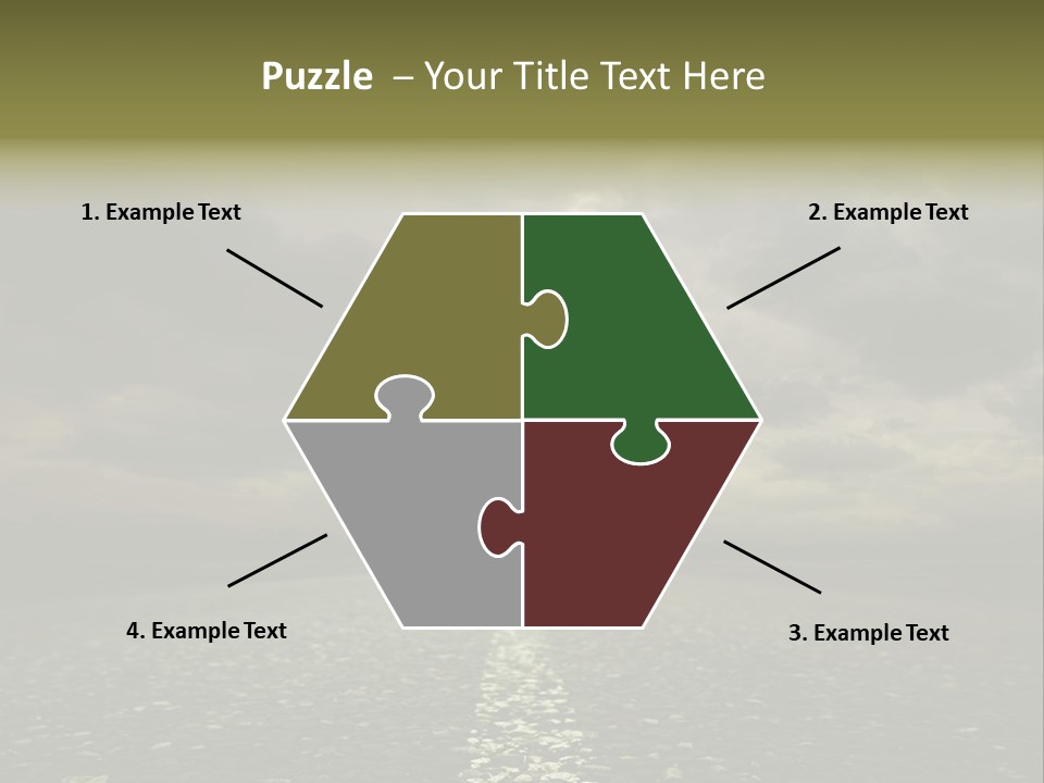 Nature Dark Empty PowerPoint Template