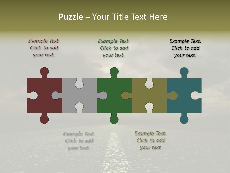 Nature Dark Empty PowerPoint Template