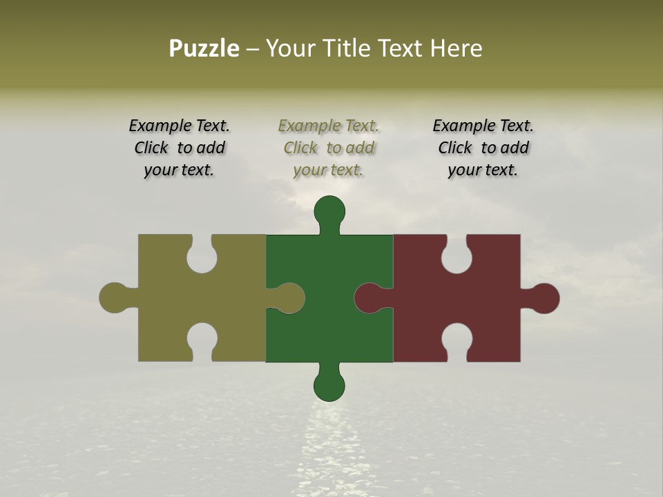 Nature Dark Empty PowerPoint Template