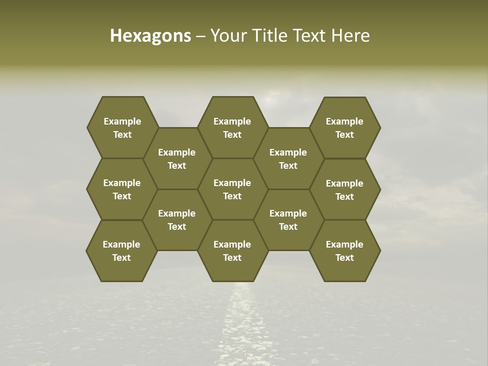 Nature Dark Empty PowerPoint Template