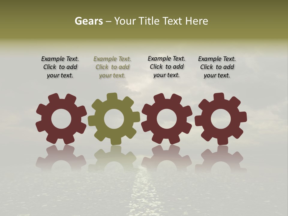 Nature Dark Empty PowerPoint Template