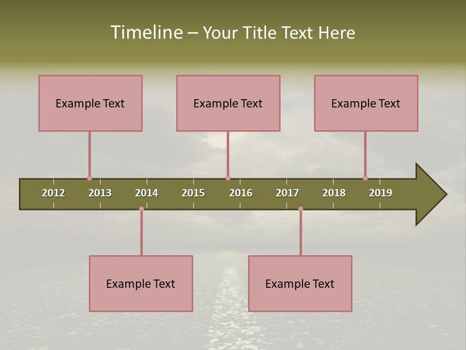 Nature Dark Empty PowerPoint Template