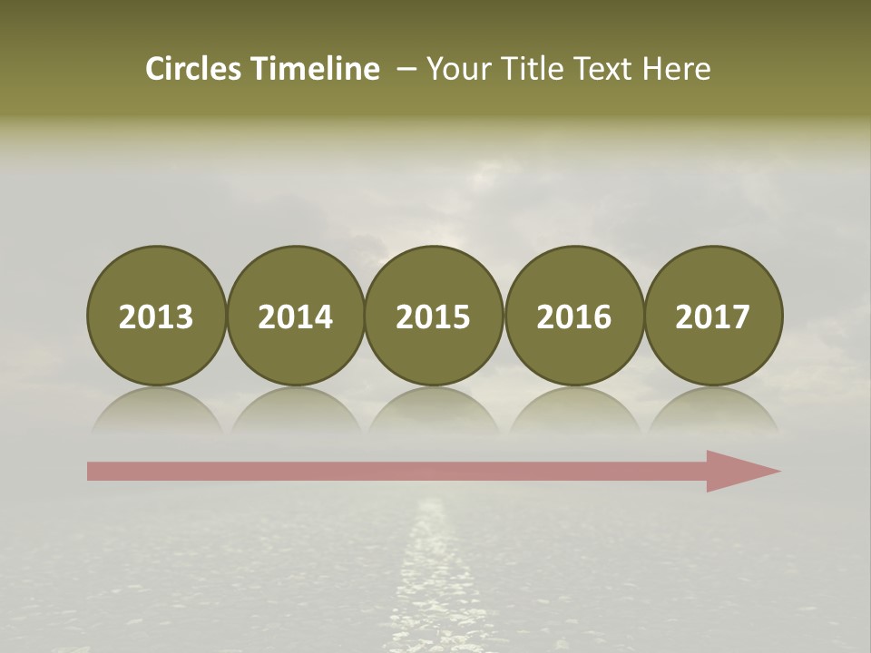 Nature Dark Empty PowerPoint Template