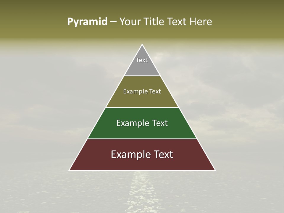 Nature Dark Empty PowerPoint Template