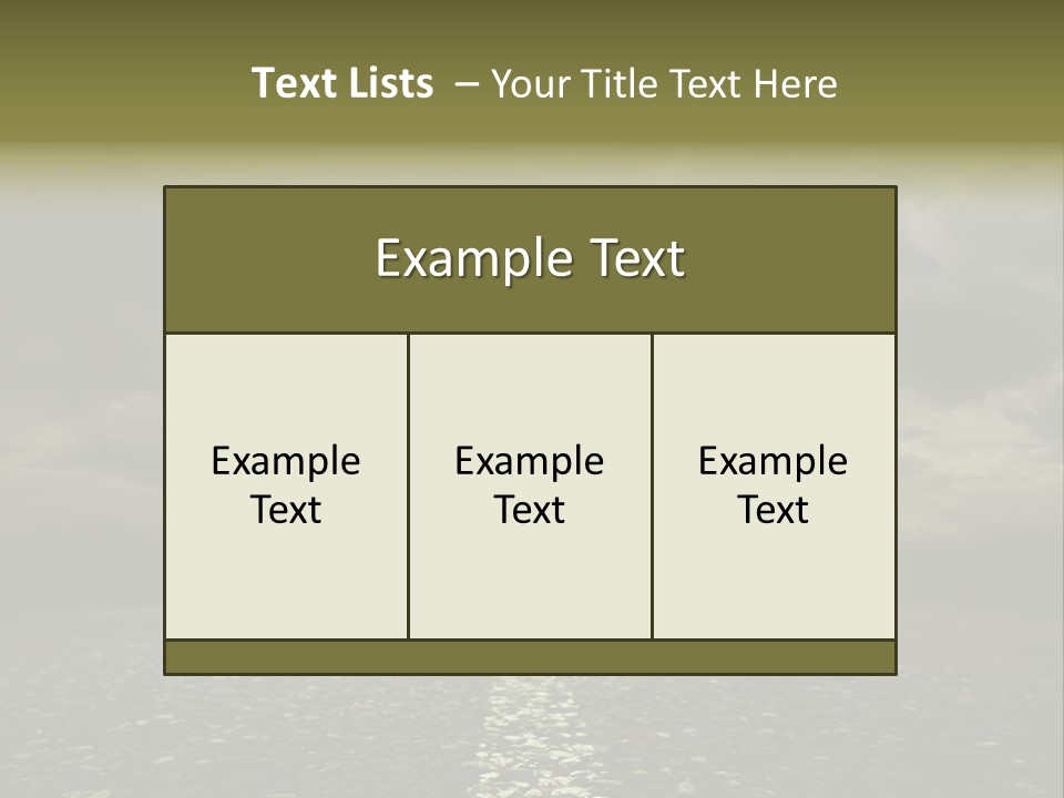 Nature Dark Empty PowerPoint Template