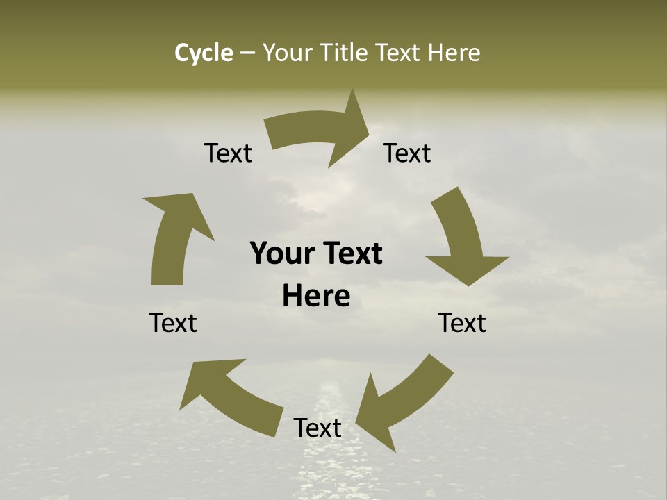 Nature Dark Empty PowerPoint Template