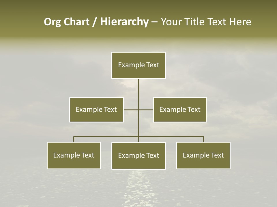 Nature Dark Empty PowerPoint Template