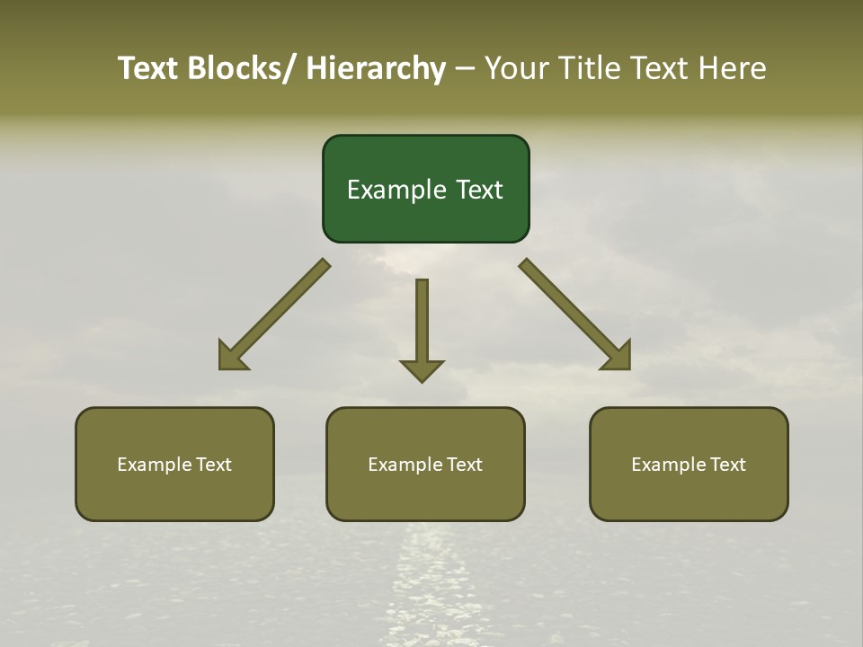 Nature Dark Empty PowerPoint Template