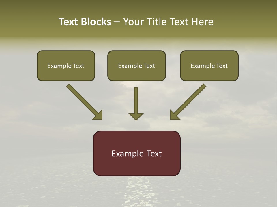 Nature Dark Empty PowerPoint Template