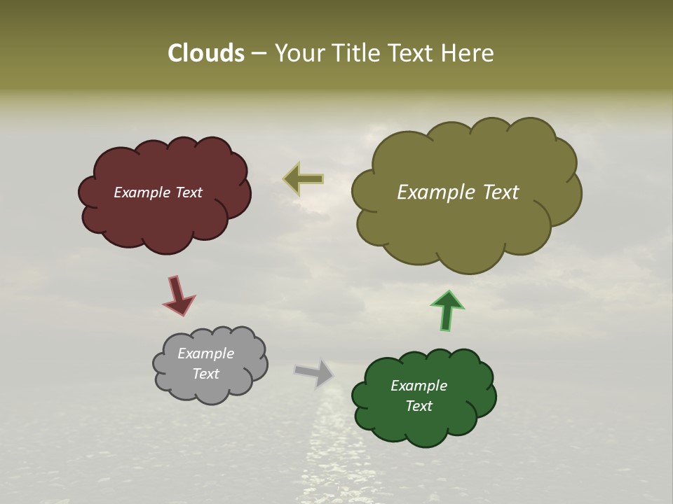 Nature Dark Empty PowerPoint Template