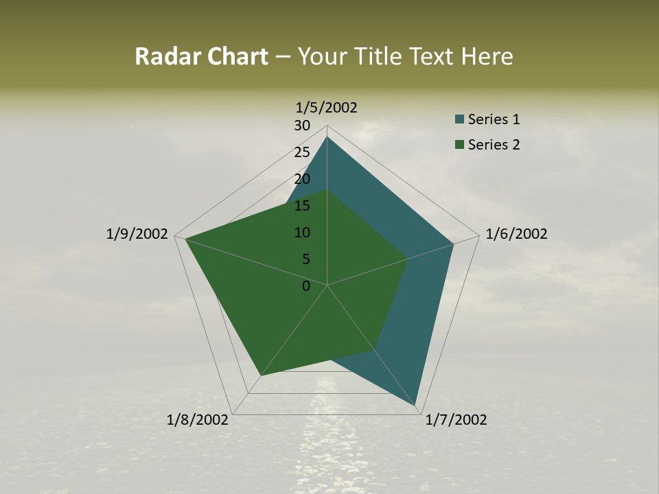 Nature Dark Empty PowerPoint Template