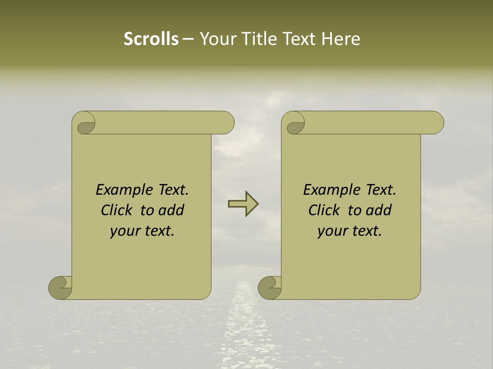 Nature Dark Empty PowerPoint Template