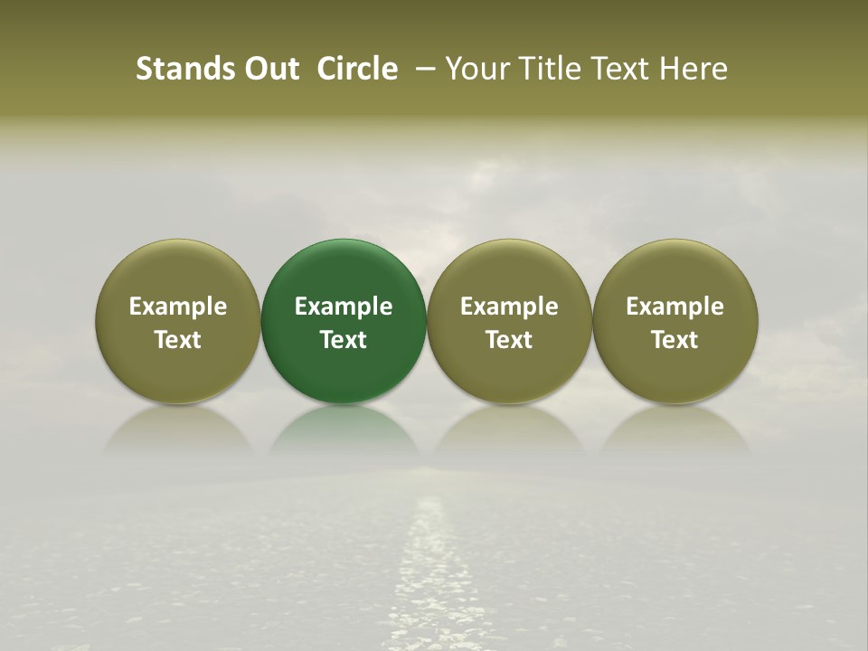 Nature Dark Empty PowerPoint Template