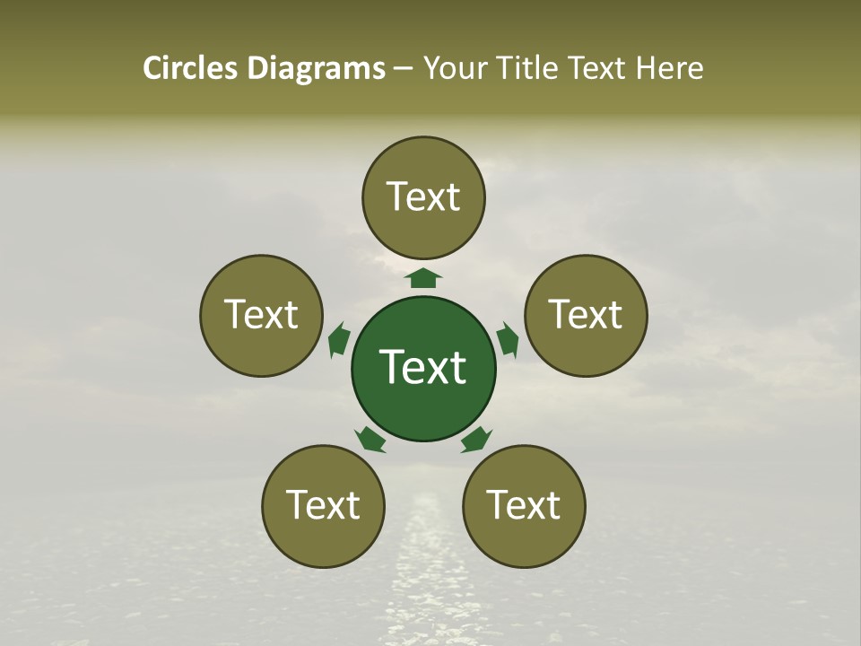 Nature Dark Empty PowerPoint Template