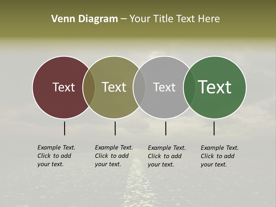 Nature Dark Empty PowerPoint Template