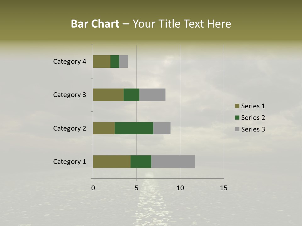 Nature Dark Empty PowerPoint Template