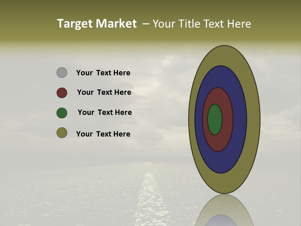 Nature Dark Empty PowerPoint Template