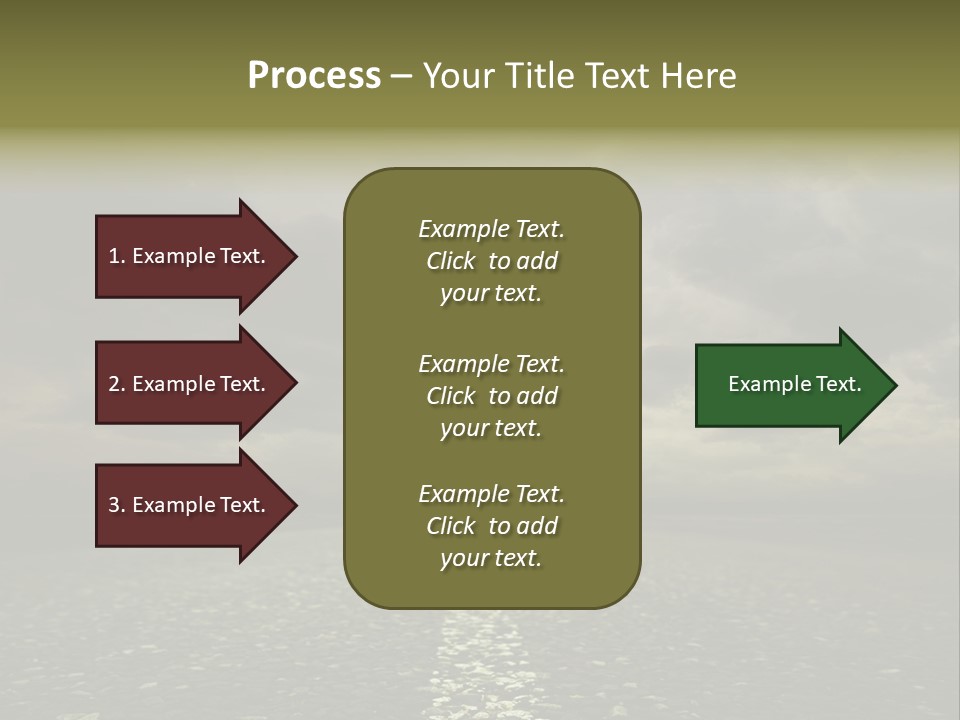 Nature Dark Empty PowerPoint Template