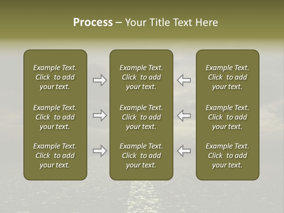 Nature Dark Empty PowerPoint Template