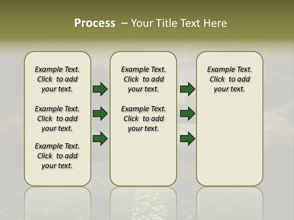 Nature Dark Empty PowerPoint Template