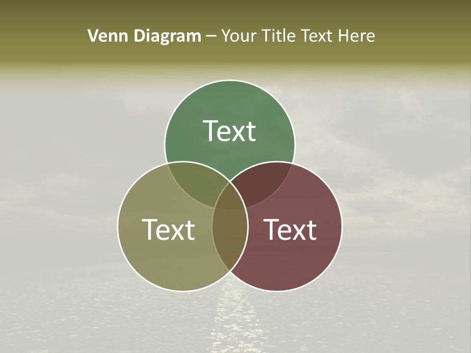 Nature Dark Empty PowerPoint Template