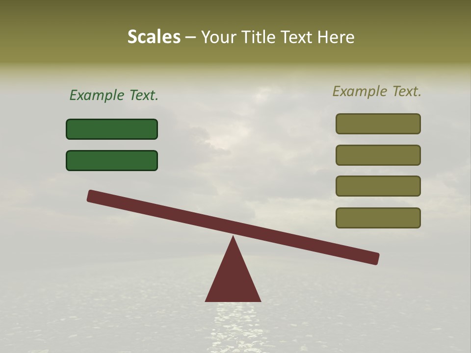 Nature Dark Empty PowerPoint Template
