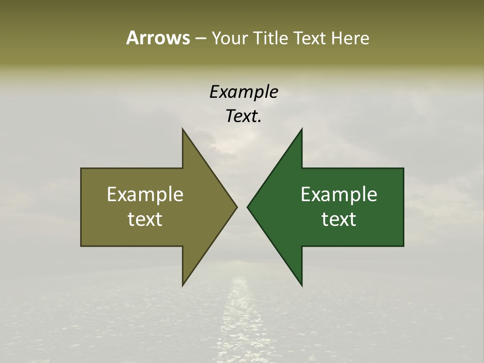 Nature Dark Empty PowerPoint Template