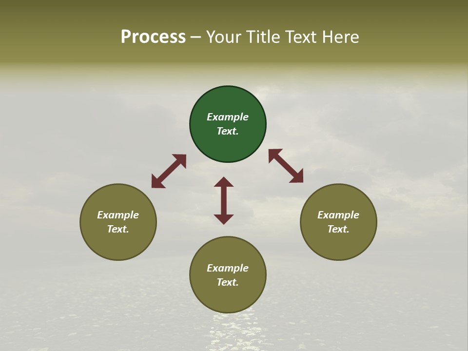 Nature Dark Empty PowerPoint Template