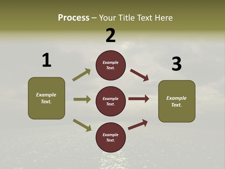 Nature Dark Empty PowerPoint Template
