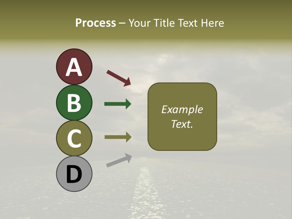 Nature Dark Empty PowerPoint Template