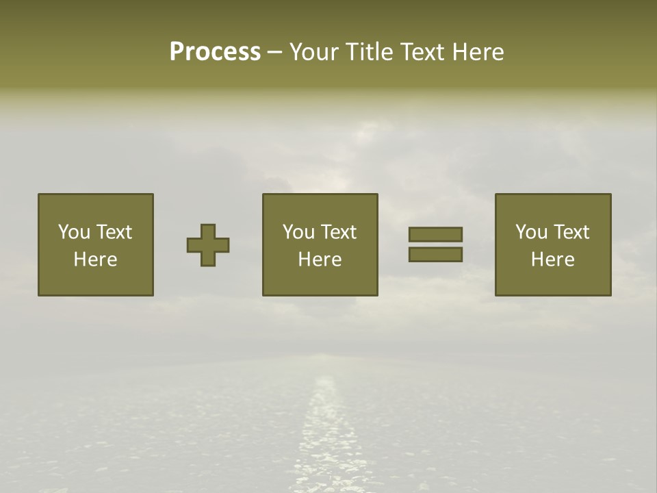 Nature Dark Empty PowerPoint Template