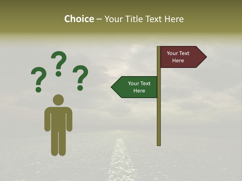 Nature Dark Empty PowerPoint Template