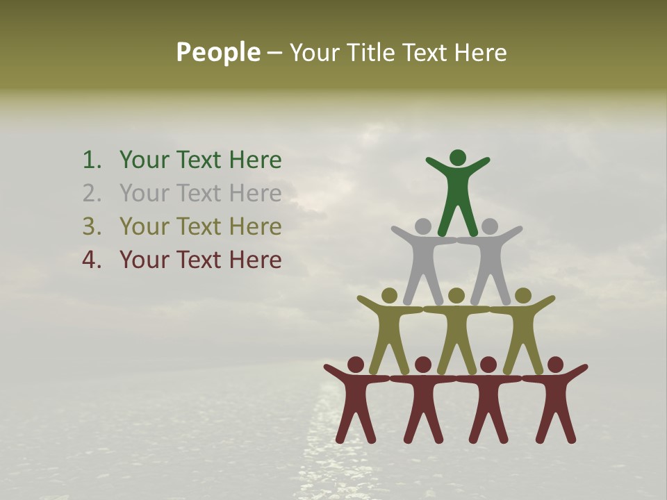 Nature Dark Empty PowerPoint Template