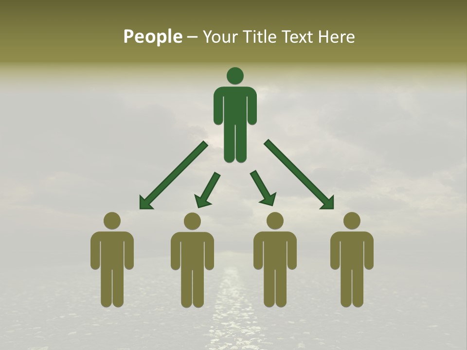 Nature Dark Empty PowerPoint Template