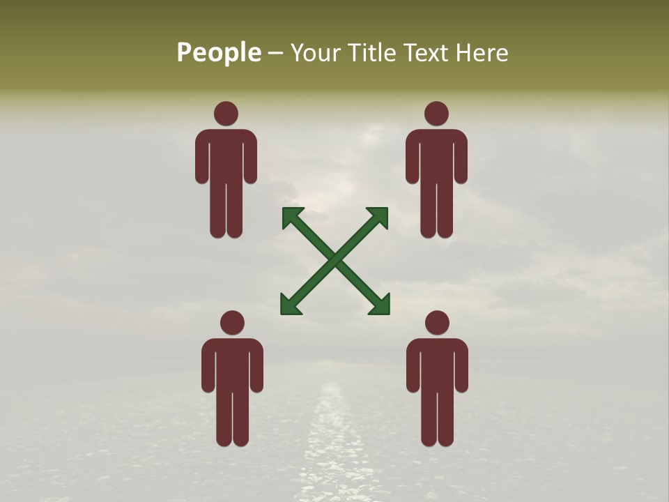 Nature Dark Empty PowerPoint Template