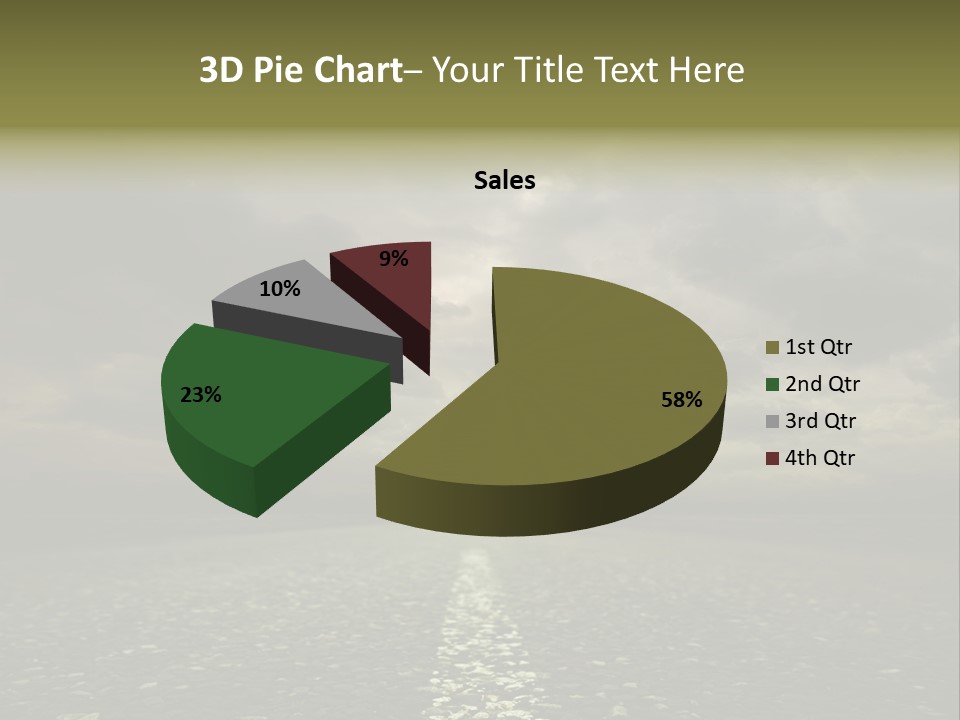 Nature Dark Empty PowerPoint Template