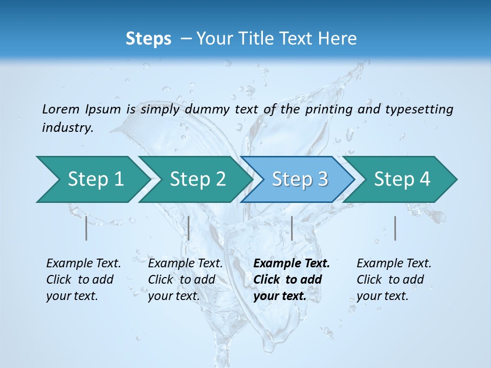 Figure Isolated Flow PowerPoint Template