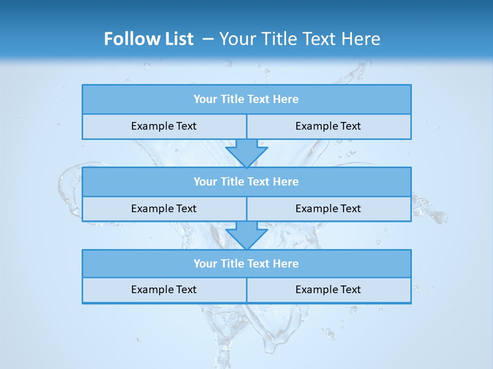 Figure Isolated Flow PowerPoint Template