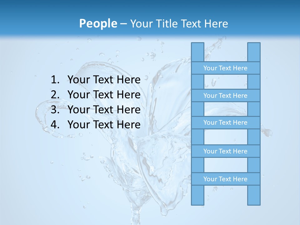 Figure Isolated Flow PowerPoint Template