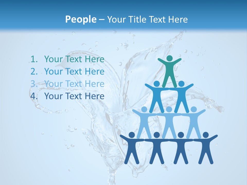 Figure Isolated Flow PowerPoint Template