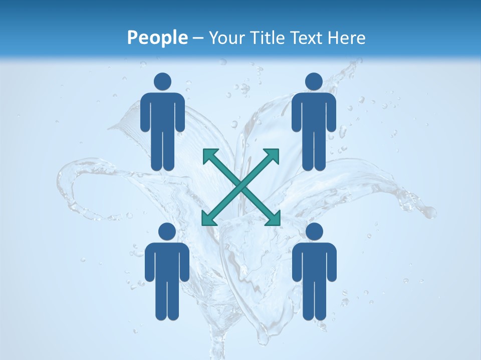 Figure Isolated Flow PowerPoint Template