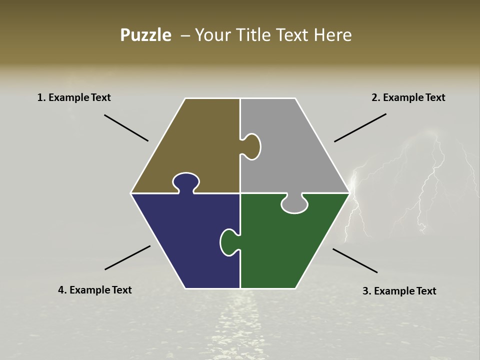 Trees Contrast Verticle PowerPoint Template