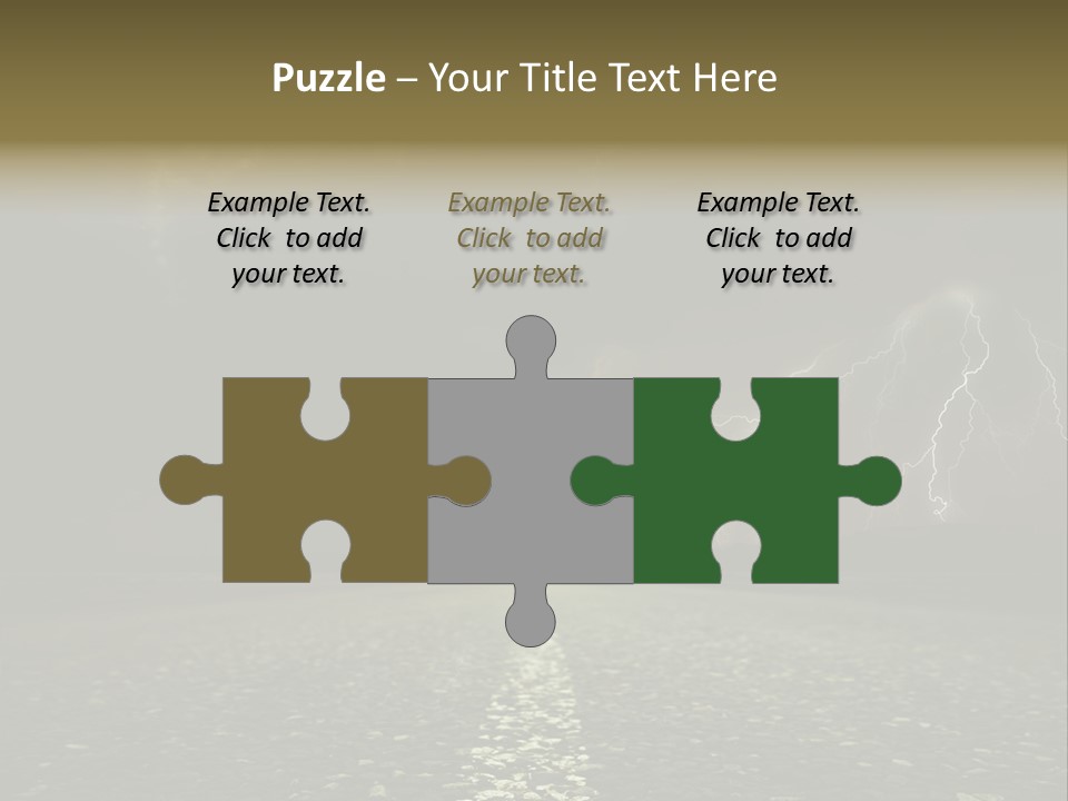 Trees Contrast Verticle PowerPoint Template