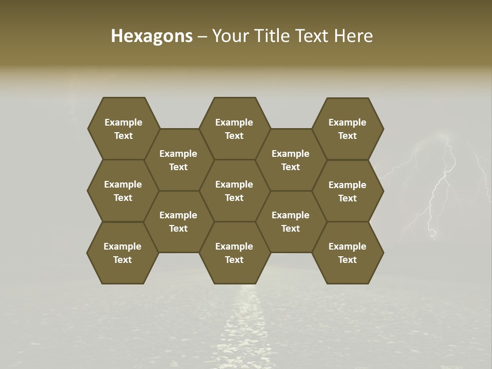 Trees Contrast Verticle PowerPoint Template