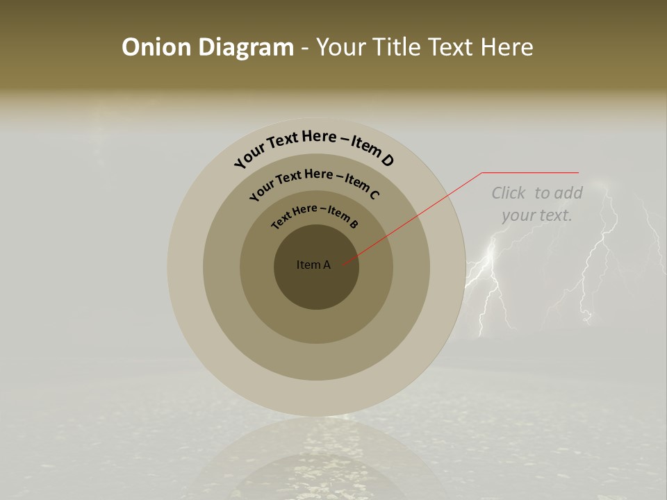 Trees Contrast Verticle PowerPoint Template