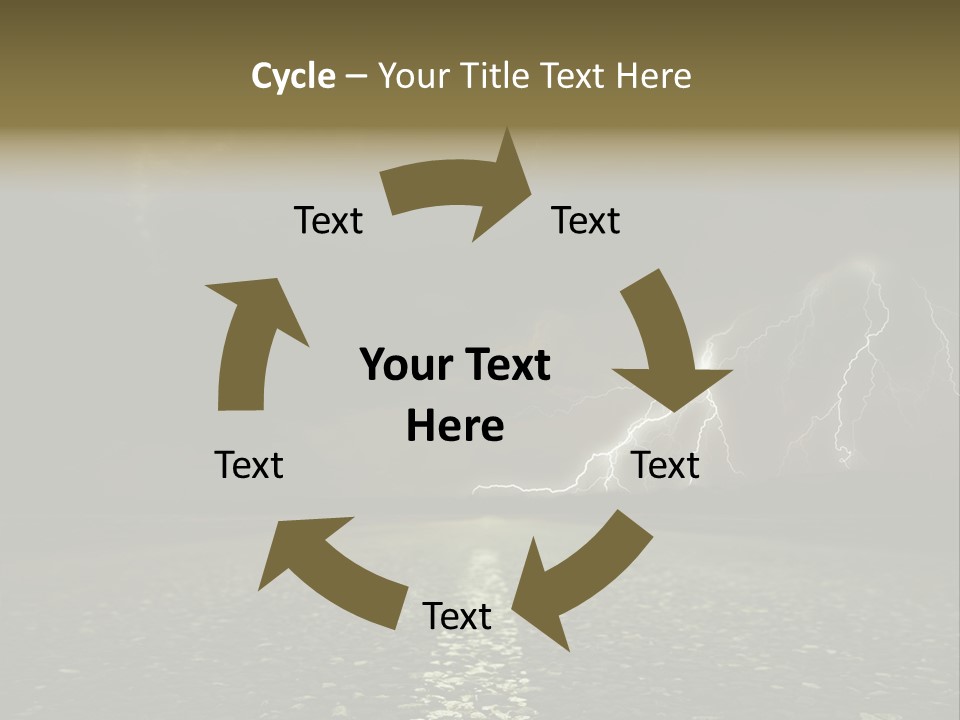 Trees Contrast Verticle PowerPoint Template