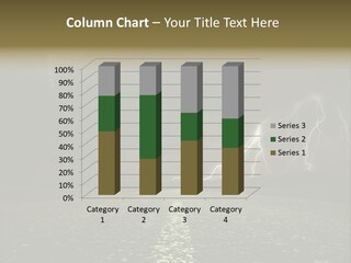 Trees Contrast Verticle PowerPoint Template