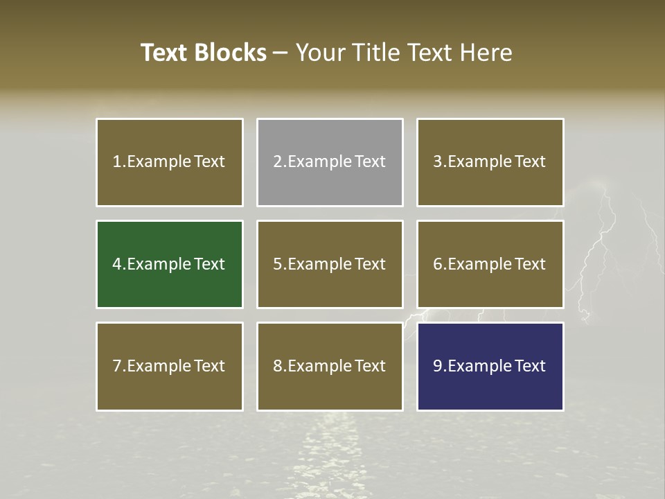 Trees Contrast Verticle PowerPoint Template