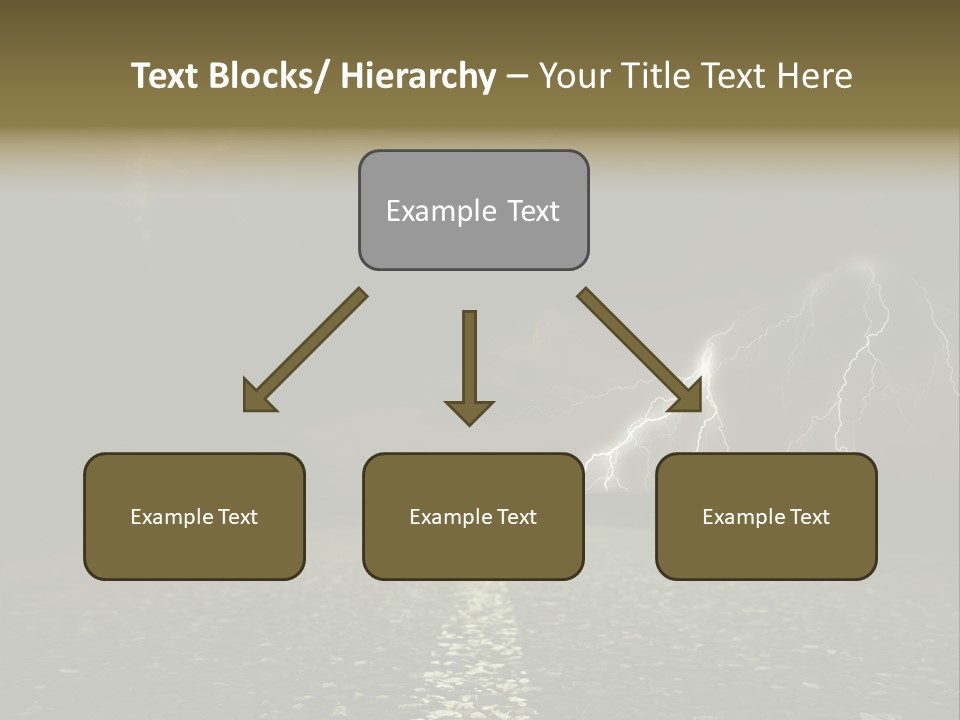 Trees Contrast Verticle PowerPoint Template