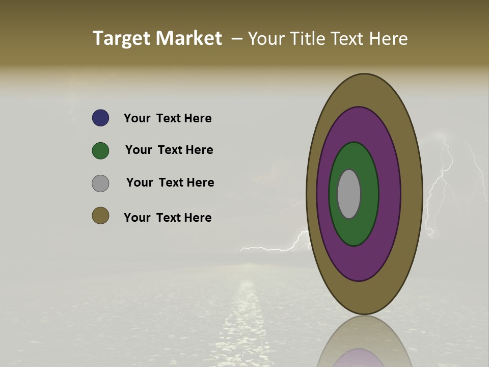 Trees Contrast Verticle PowerPoint Template